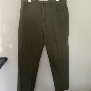 Dark Green Pants